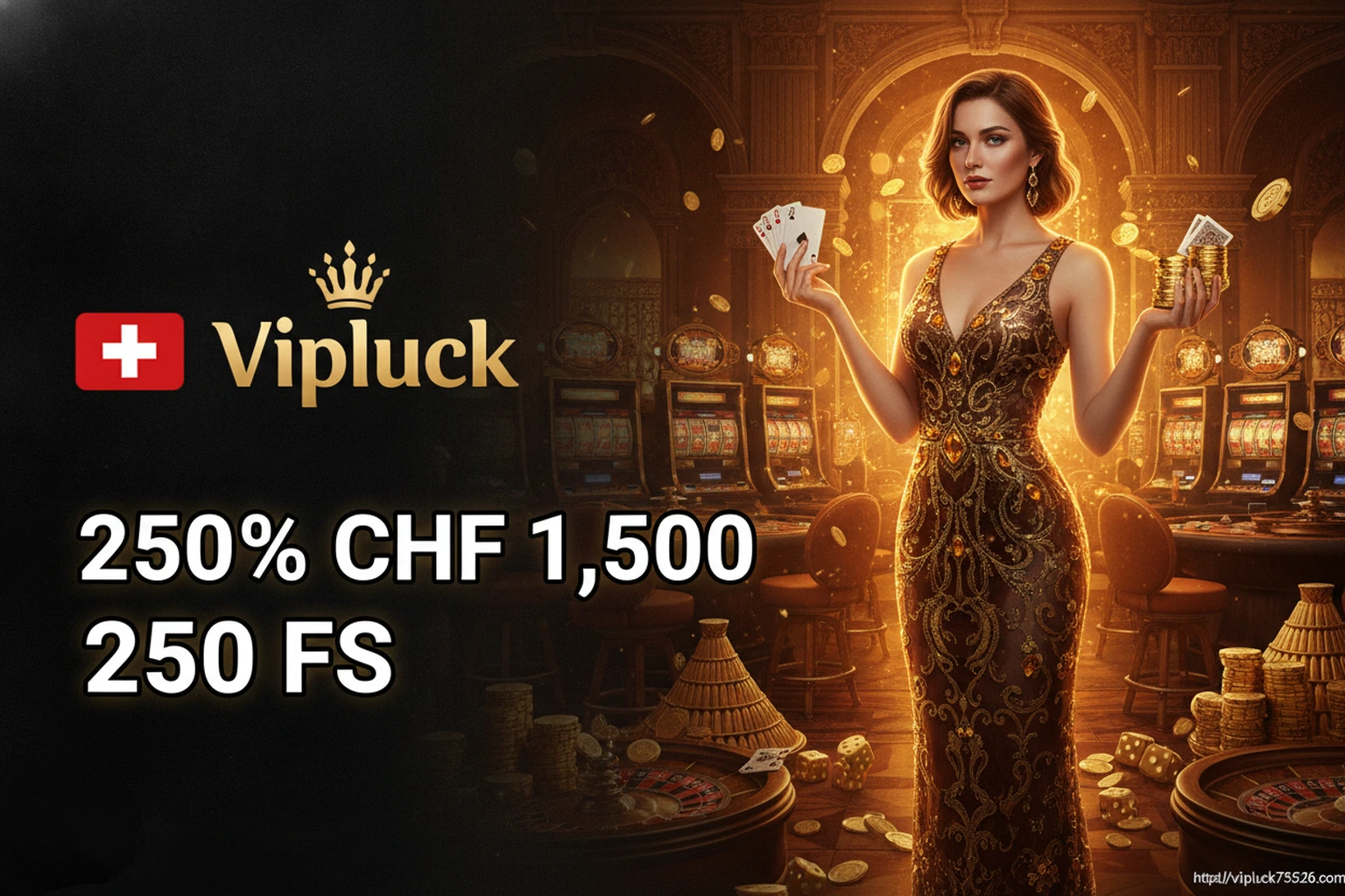 VipLuck Schweiz Online Casino: Slots Live Dealer und Sportwetten